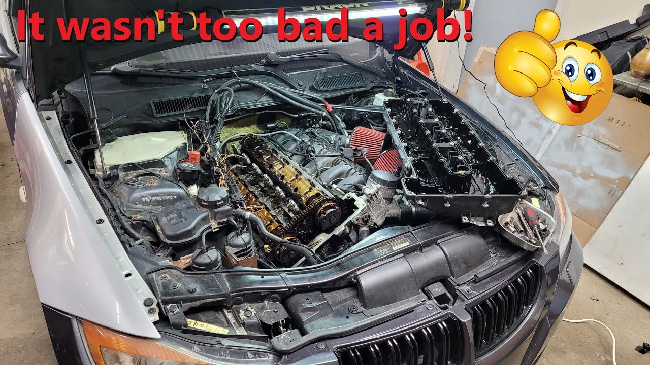 How to replace a BMW N54 valve cover gasket