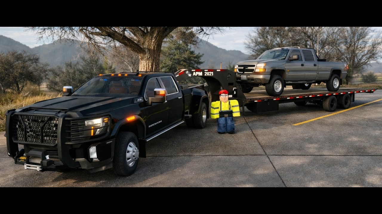 Towing my buddys cateye after his transmisson blow up
