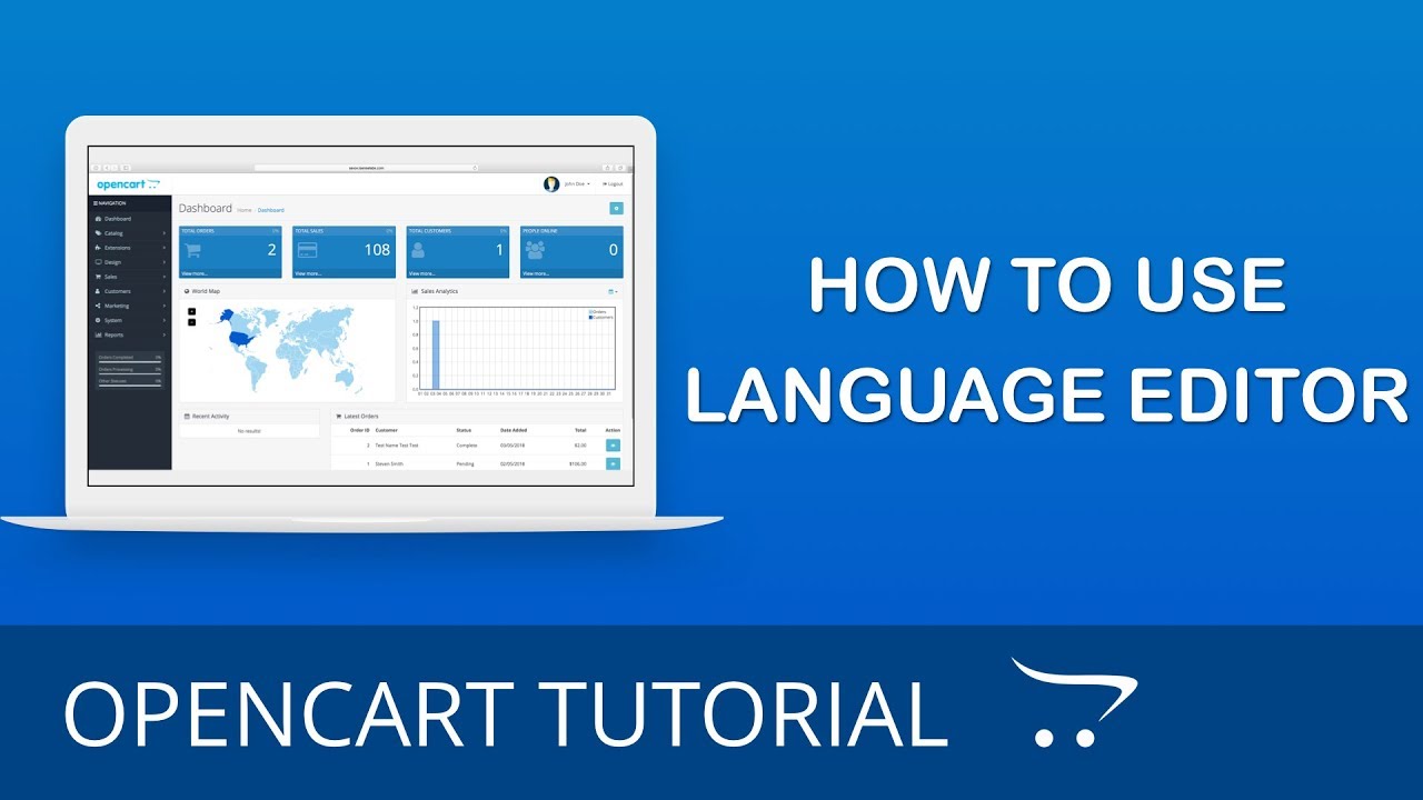 How to Use the Language Editor in OpenCart 3.x
