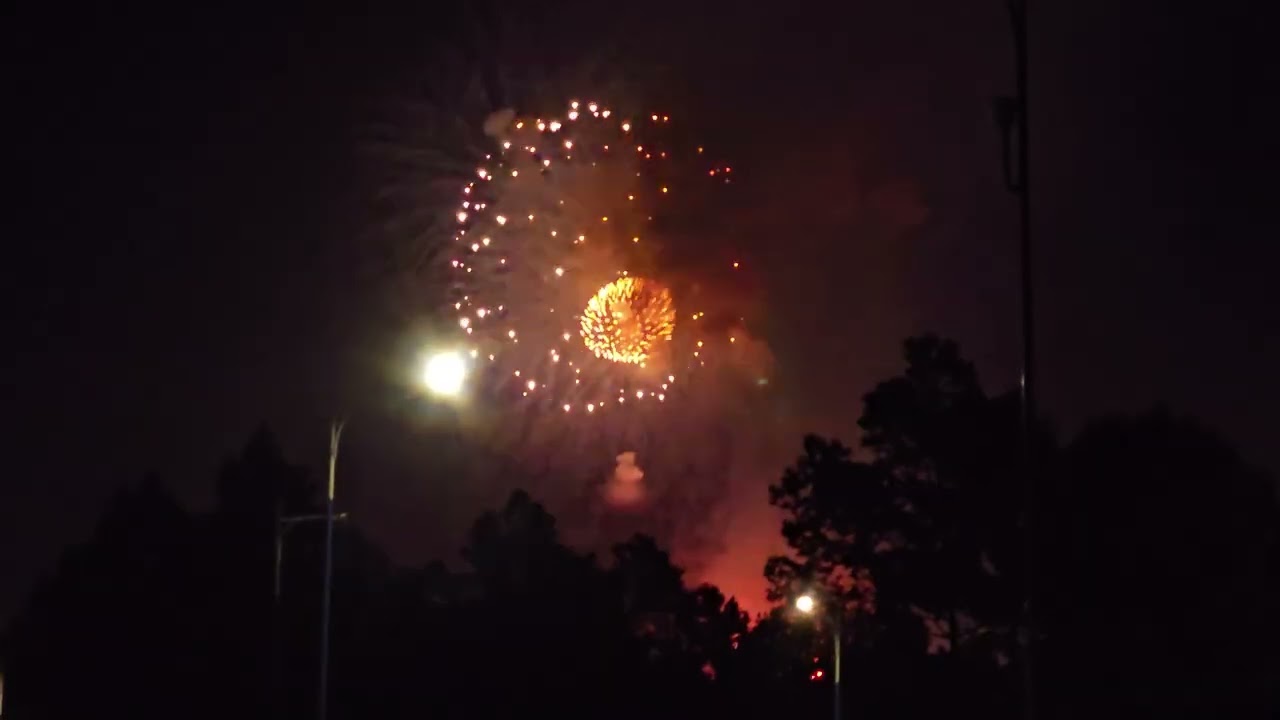 Firework at New Year Eve 2026 in Binh Duong New City 