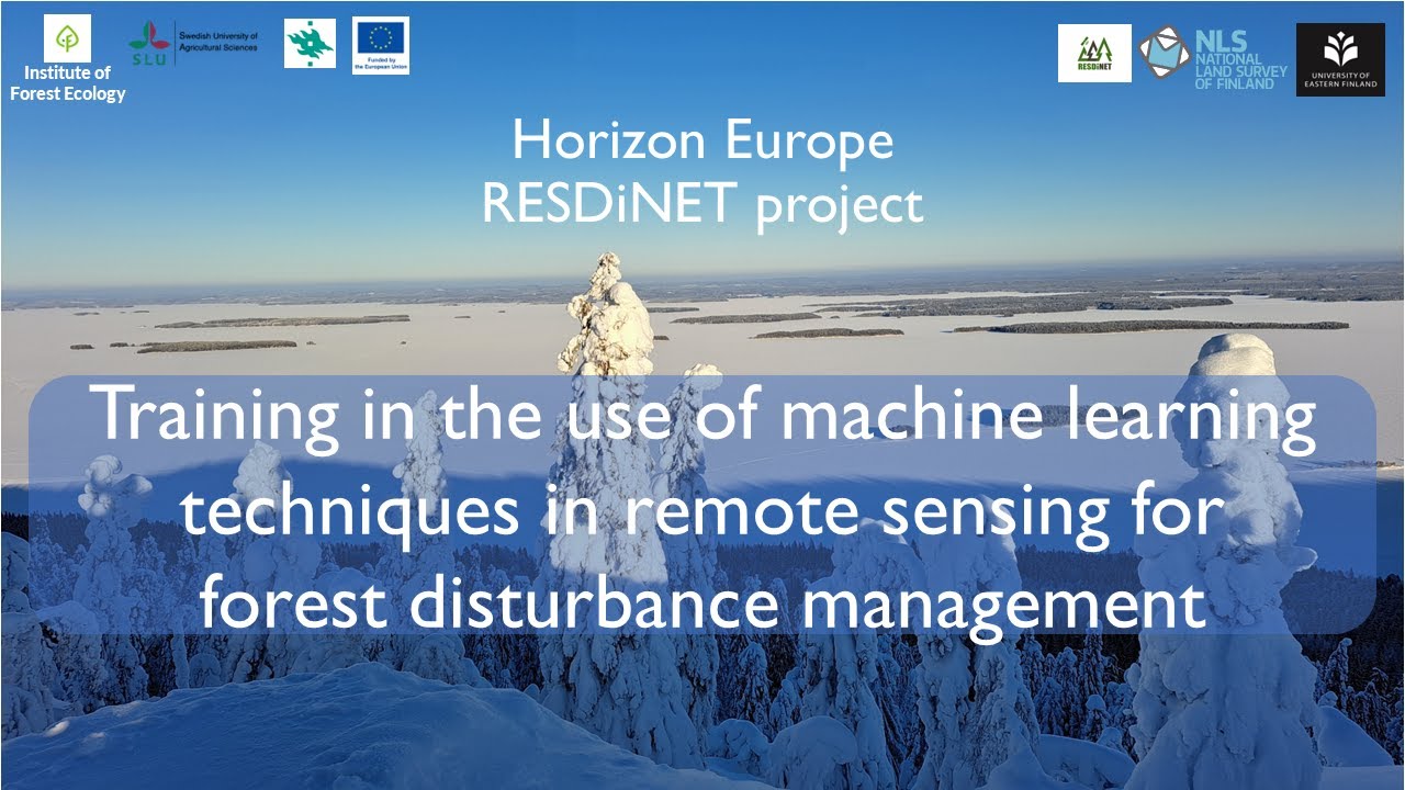 Machine learning methods in remote sensing for forest disturbance ecology, Koli NP Finland, Part 1