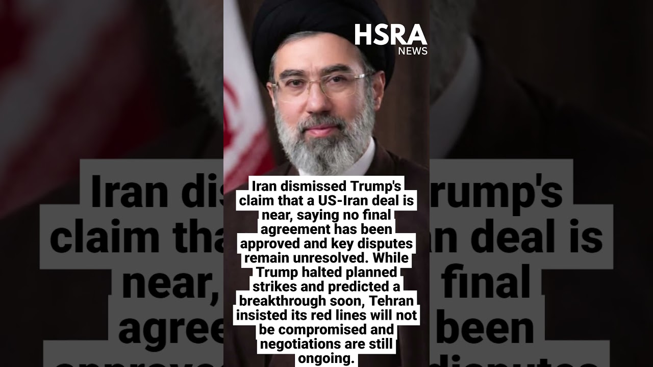 Iran Rejects Trump's 'Great Settlement' Claim | No Final US-Iran Deal Yet #shorts #breakingnews