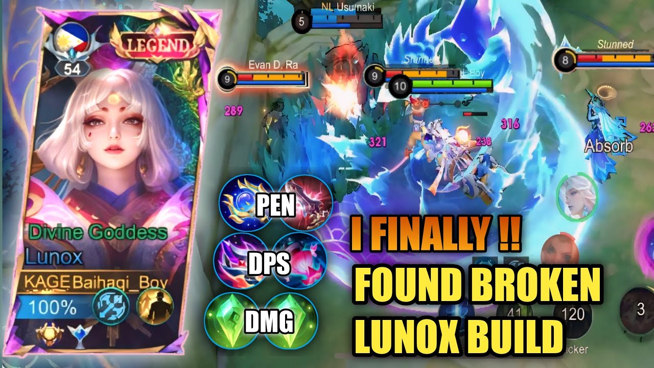 FINALLY!! I FOUND THE BEST LUNOX BUILD THIS SEASON 🔥 (must try)