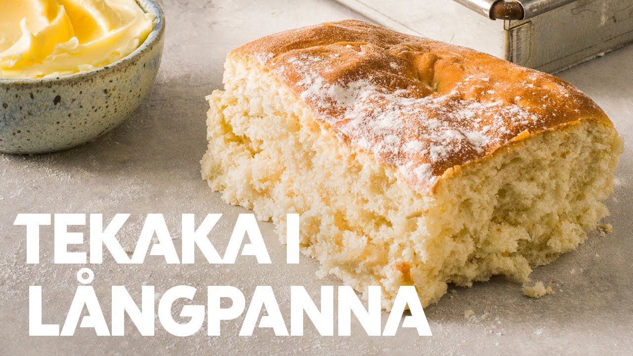 Tekaka i långpanna