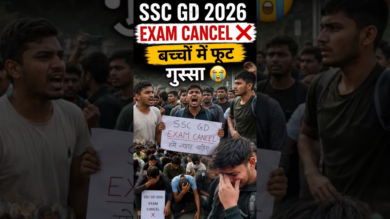 SSC GD Paper Cancel 25 May 2026 #sscgd #sscgdexam #luchnow #pragraj #shorts #shortsvideo #viralvideo