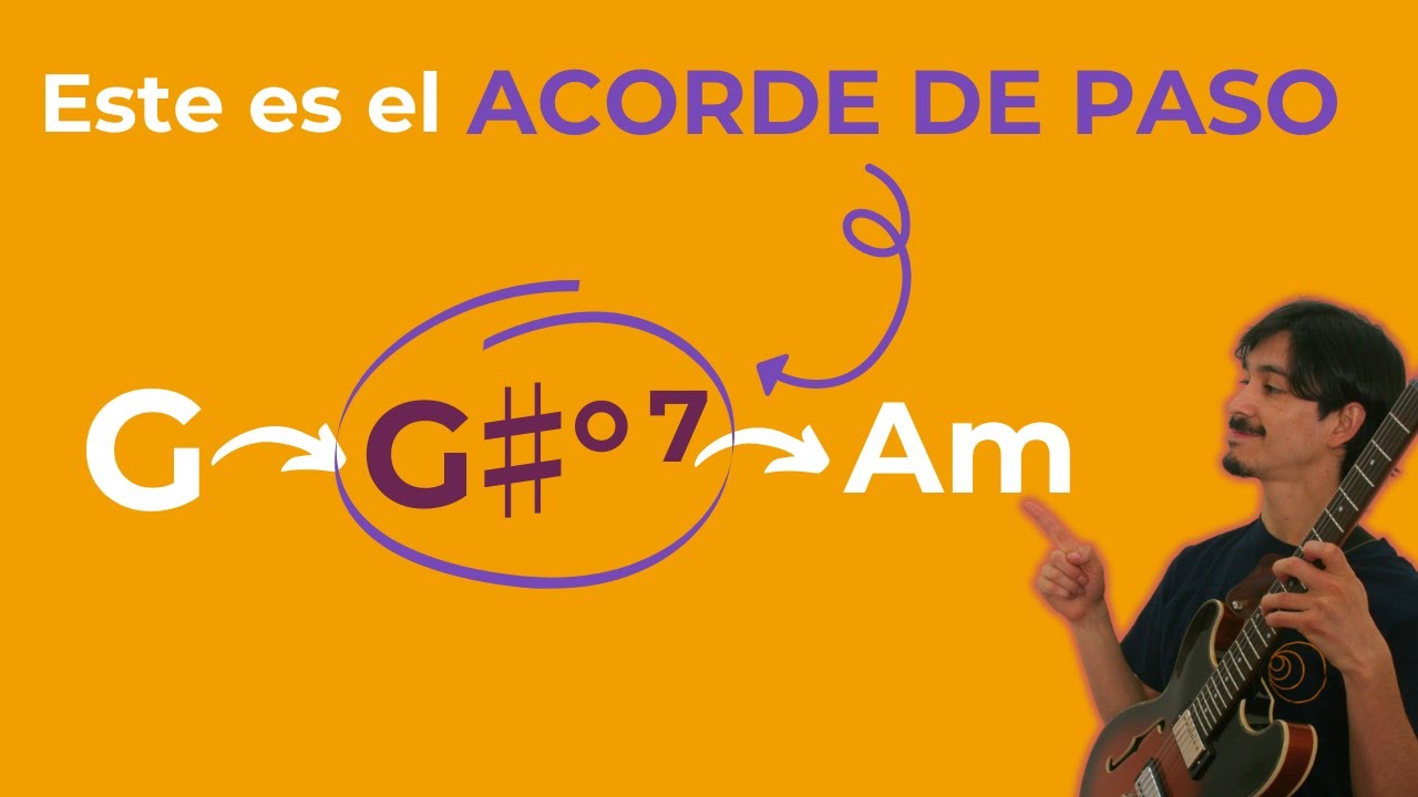 Cómo usar los ACORDES DISMINUIDOS como ACORDES DE PASO [disminuidos de paso]