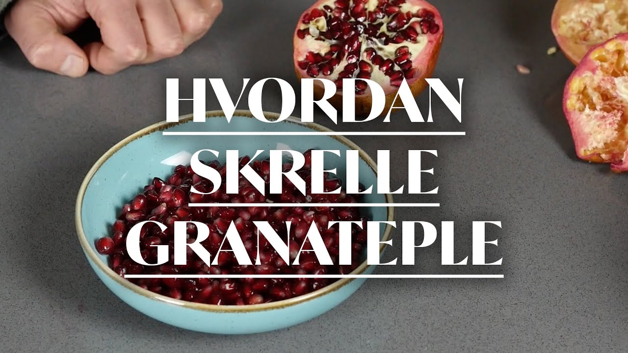 Hvordan skrelle granateple — to enkle og effektive metoder!