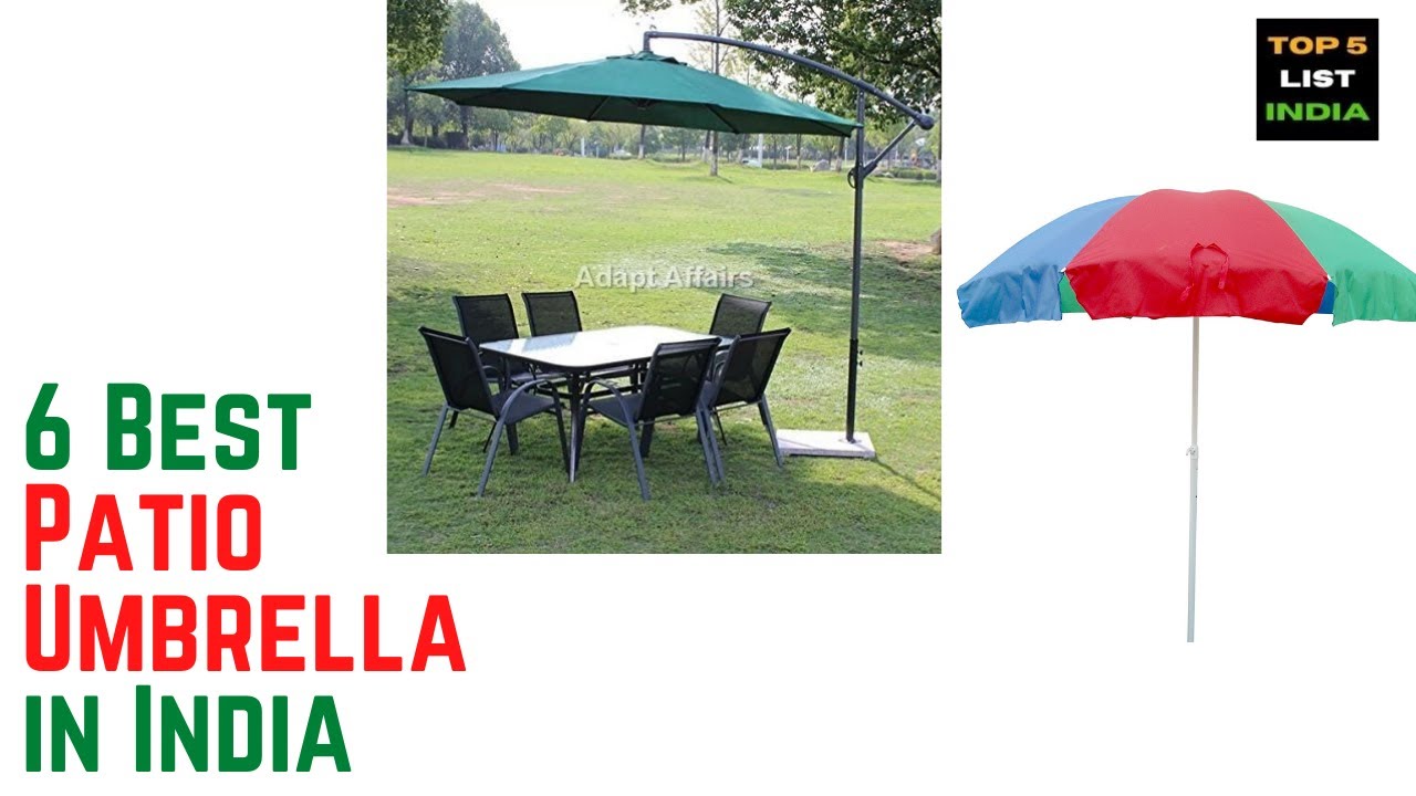 6 Best Patio Umbrella for Garden and Sun Protection in India