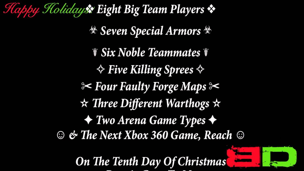 12 BUNGIE DAYS OF CHRISTMAS - BORDERLINE DISASTER - HALO REACH