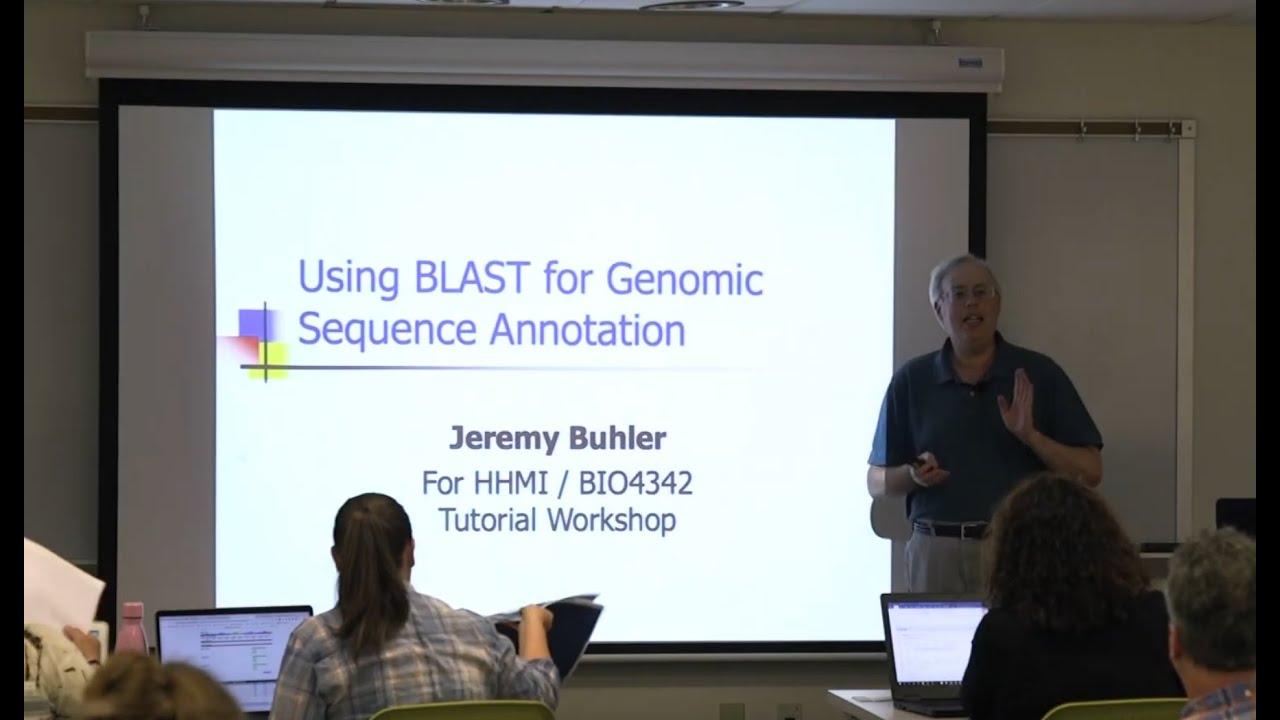 Using BLAST for Genomic Sequence Annotation | Jeremy Buhler | GEP Training Workshop 2019