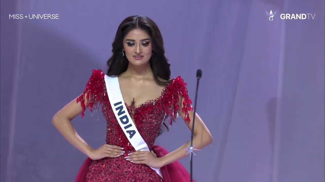 Manika Vishwakarma- Miss Universe India at The Universe Ceremony of Miss Universe 2025.
