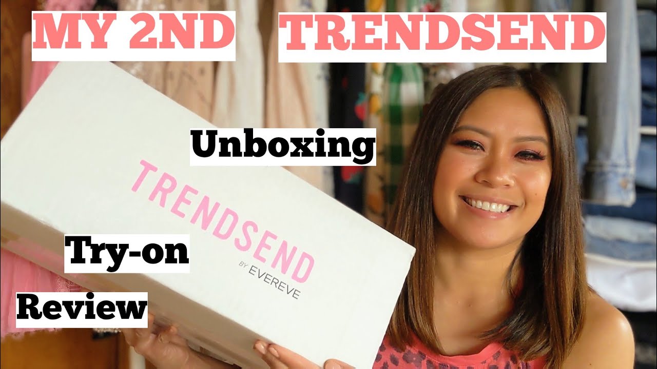My 2nd Trendsend subscription box! Unboxing, Trendsend by evereve,