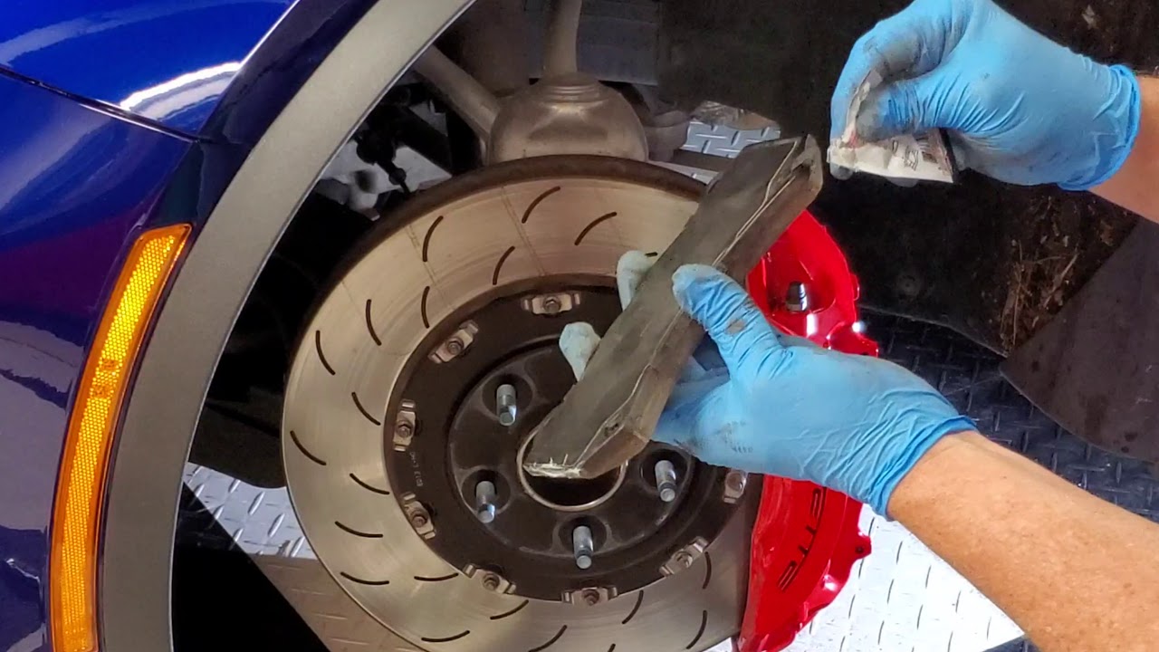 DIY C7 Dustless Brake Pad Install (2019 Corvette Grand Sport)