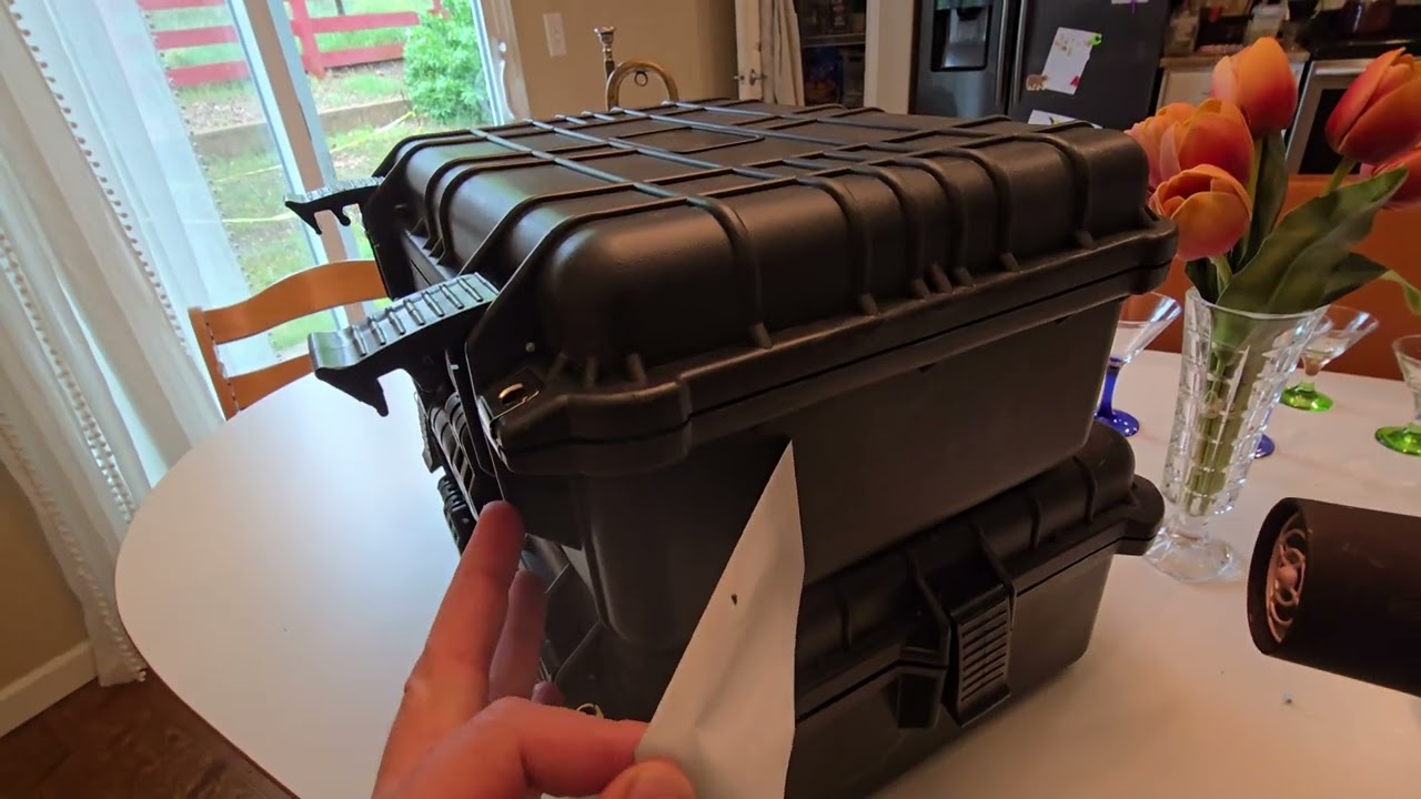 Removing the stickers on Apache cases from Harbor Freight