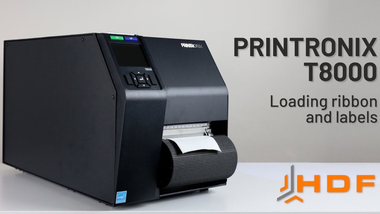 PRINTRONIX T8000 Loading ribbon, Labels |ENG |PL