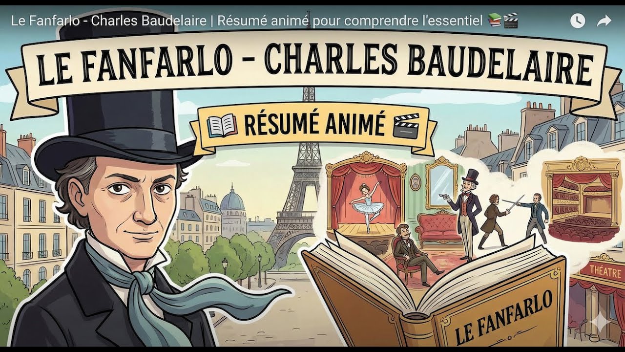 Le Fanfarlo - Charles Baudelaire | Résumé animé pour comprendre l’essentiel 📚🎬