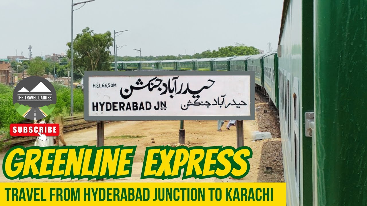 Greenline Express Pakistan Premium Train | Green Line Express Travel From Hyderabad To Karachi