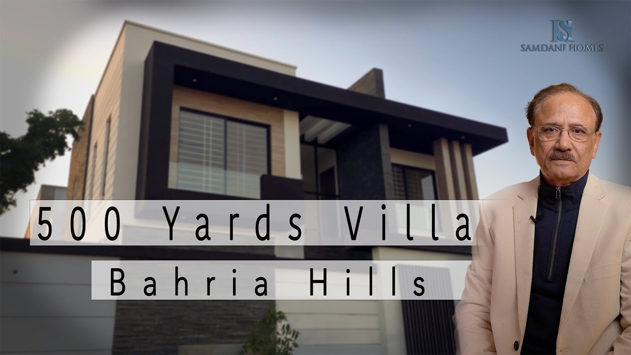 Brand new 500 yards Villa Bahria Town Karachi, Pakistan.