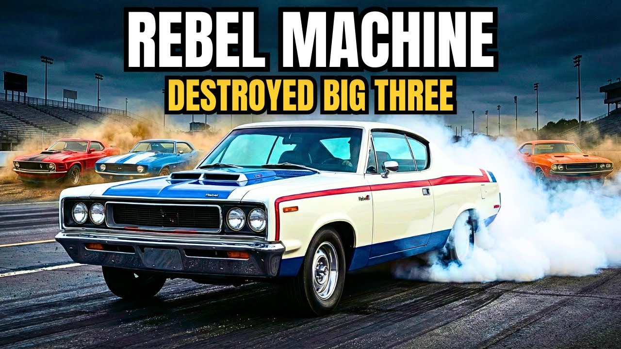 1970 AMC REBEL MACHINE &ndash; How It Shocked Detroit and Got Forgotten