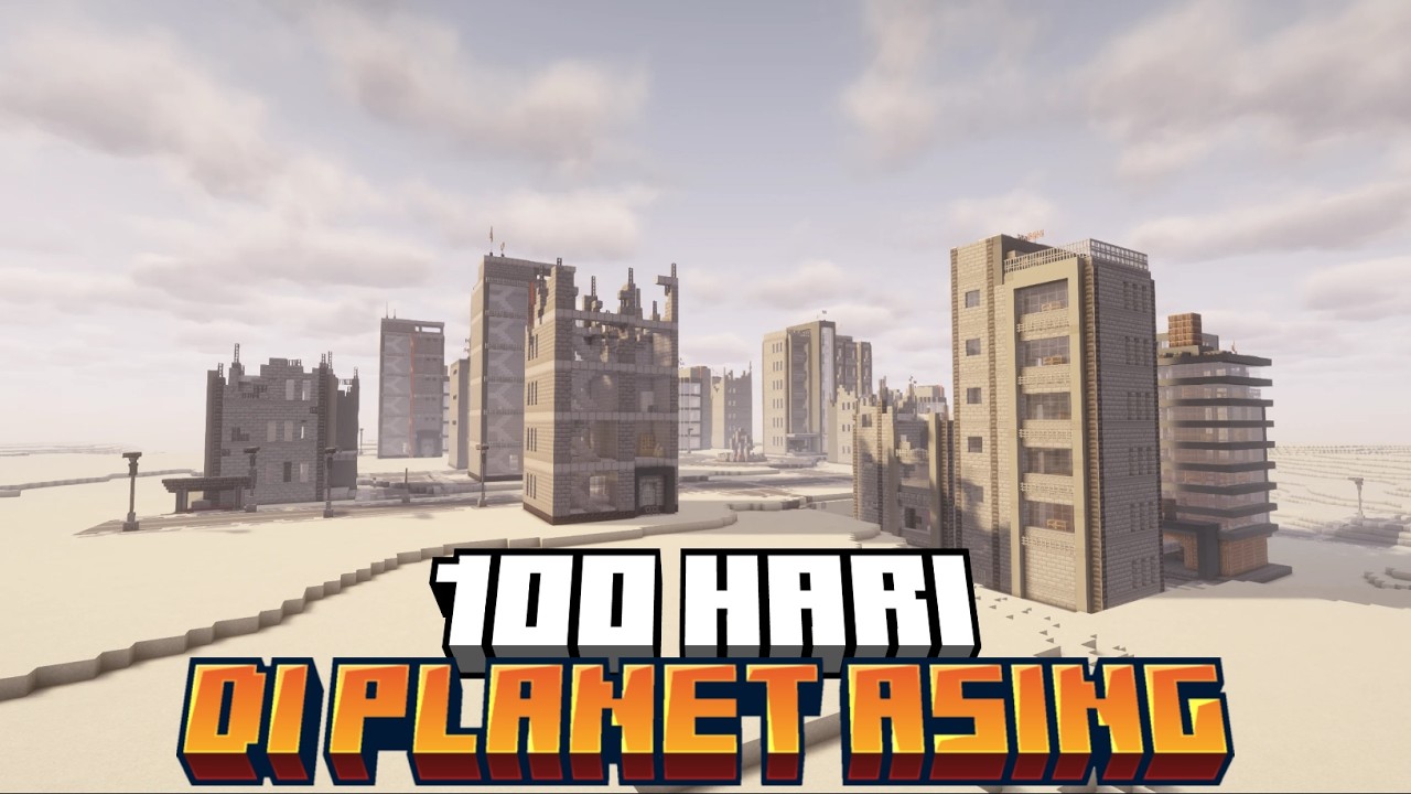 100 HARI DI MINECRAFT TERDAMPAR DI PLANET ASING