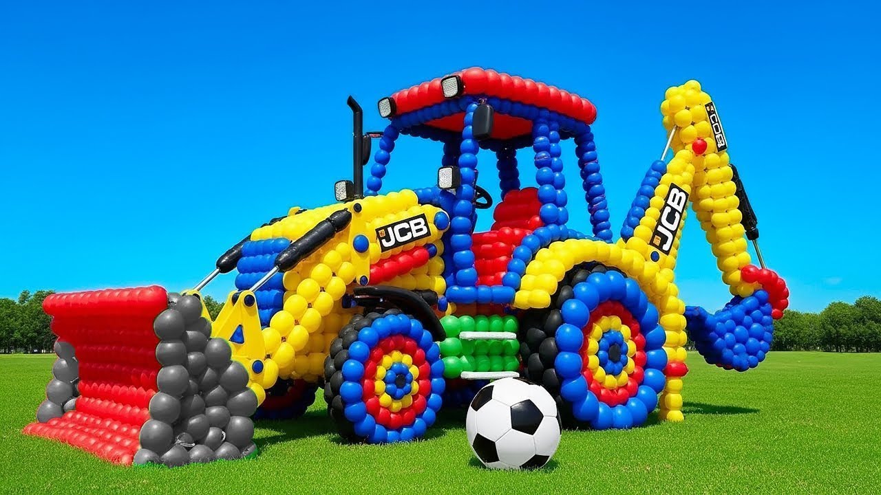 The mascot vibrato assistant JCB placed on the football field is popular, co-produced, and creative