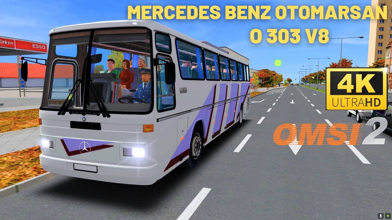 OMSI 2 | MERCEDES BENZ OTOMARSAN O 303 V8 | GAMEPLAY 4K