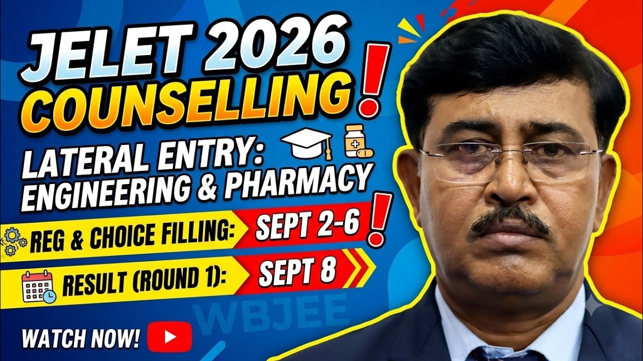 JELET 2026 Counselling Started! 🔥 Registration & Choice Filling Step-by-Step Guide