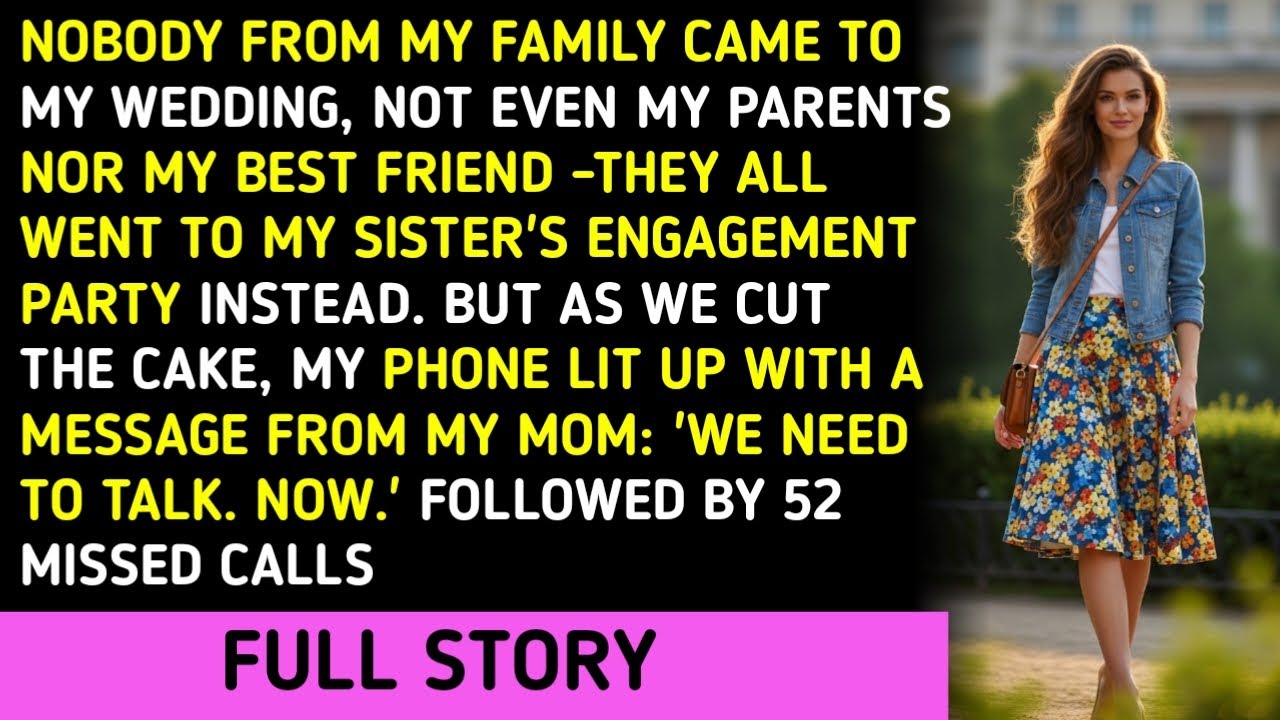 Nobody From My Family Came To My Wedding, Not Even My Parents Nor My Best Friend -They All Went To..