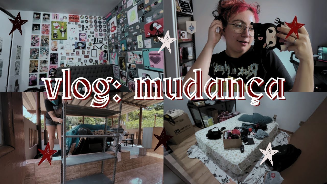 minha mudança e mini tour pelo quarto novo ✸ vlog.001