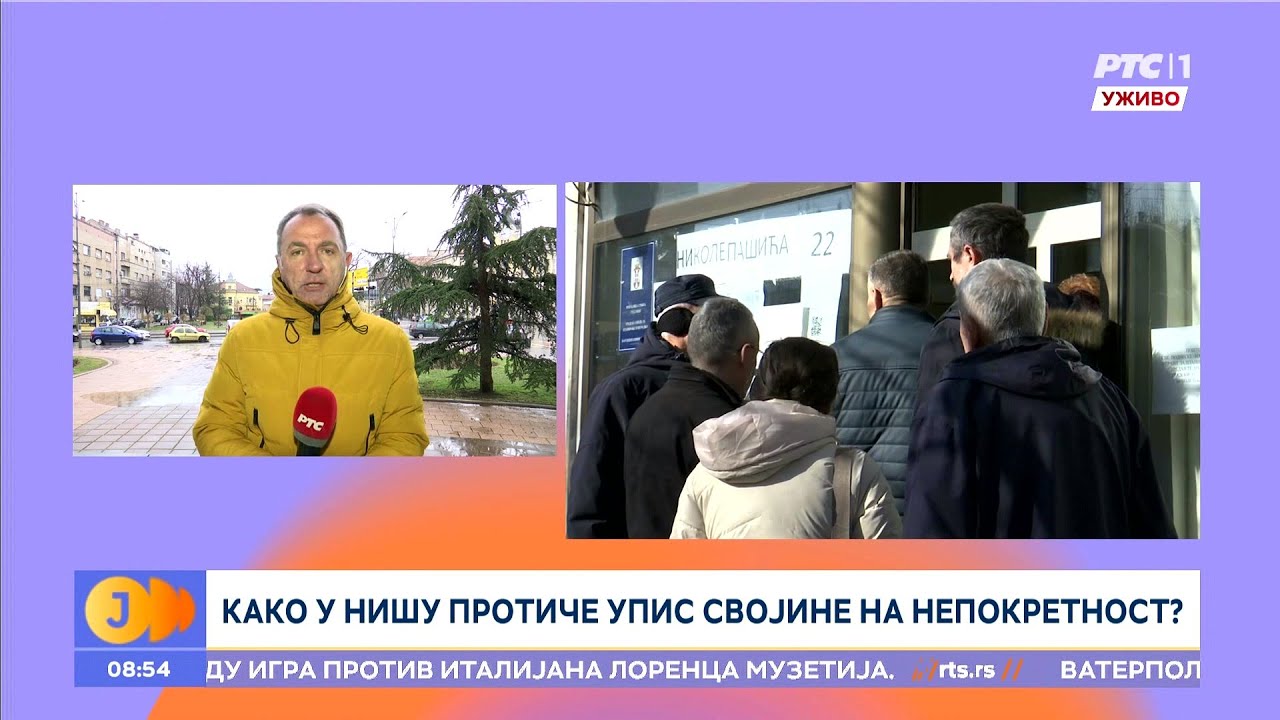 RTS:: Kako u Nišu protiče upis svojine na naepokretnosti?