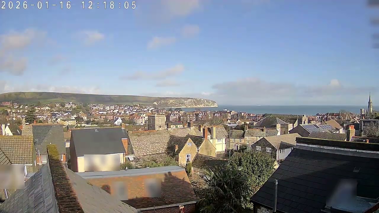Swanage webcam recap - Timelapse from 13 Jan 2026 #webcam #timelapse