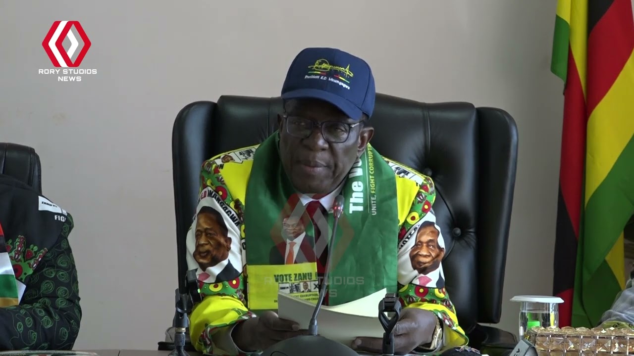 President Mnangagwa addresses ZANU PF's 383RD ORDINARY SESSION OF POLITBURO