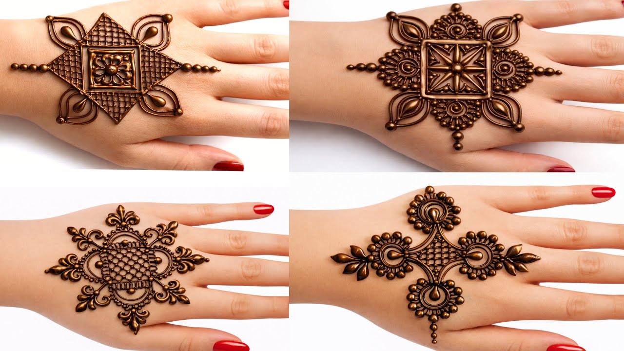 Easy Arabic mehndi Design Tricks 2026 | Back Hand mehndi designs | stylish mehndi design|  mehndi ❤️