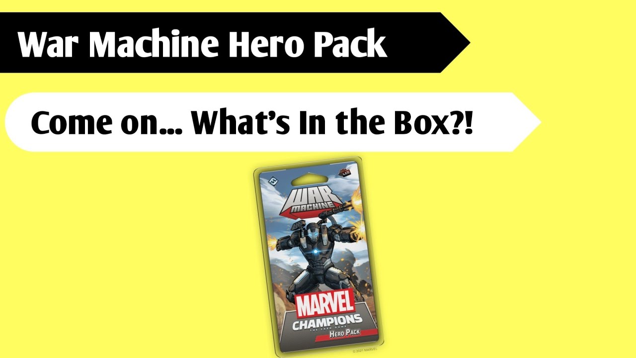 What's in a War Machine: Come on... What's in the Box?! War Machine Hero Pack