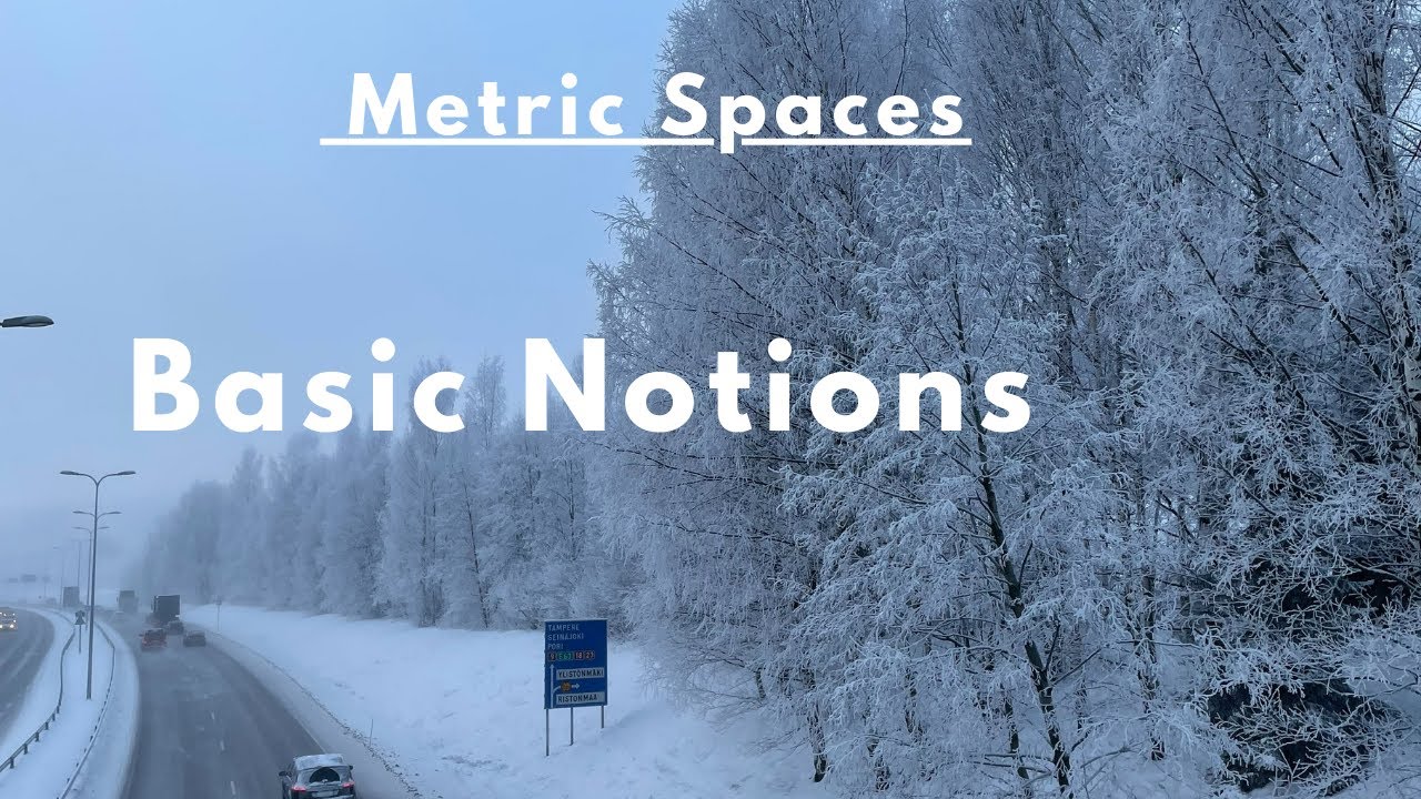 Basic notions in metric spaces | geodesic, Lipschitz, isometry, curves