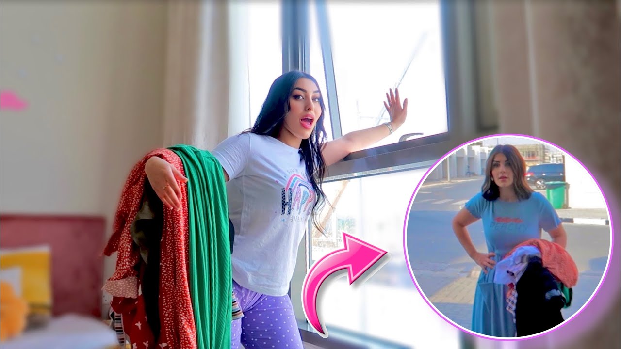 استفزيت نور و رميت ملابسها في الطريق | ردة فعلها..شوفوا شو سويت فيني😰