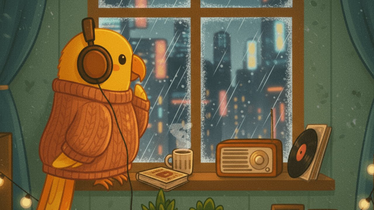 Cozy Lo-Fi Beats 🌧️ Rainy Night Focus