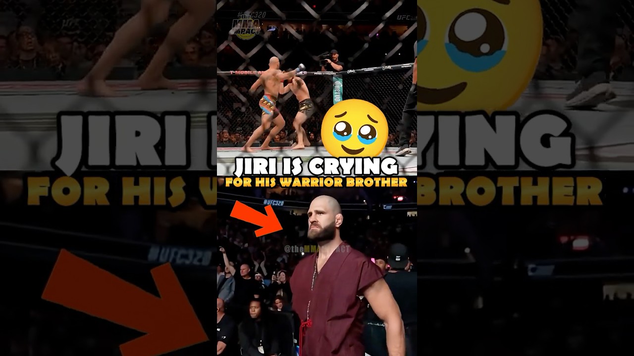 Jiri Tears Up Watching Pereira Win 🥹👊