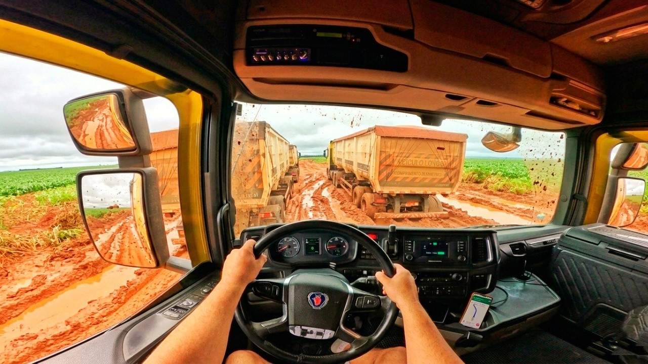 DEPOIS DA CHUVA, OLHA COMO ESTAVA A SAÍDA DA FAZENDA!