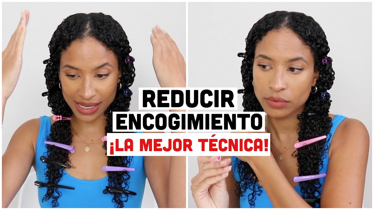 La mejor técnica para reducir el encogimiento en el cabello rizado :: Frizzy Desi