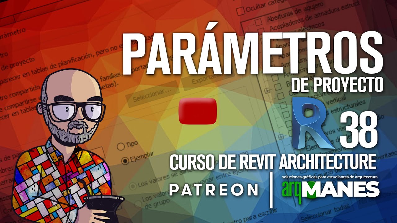 PARAMETROS DE PROYECTO | REVIT desde cero | tutorial curso arquitectura nivel bAsico #38