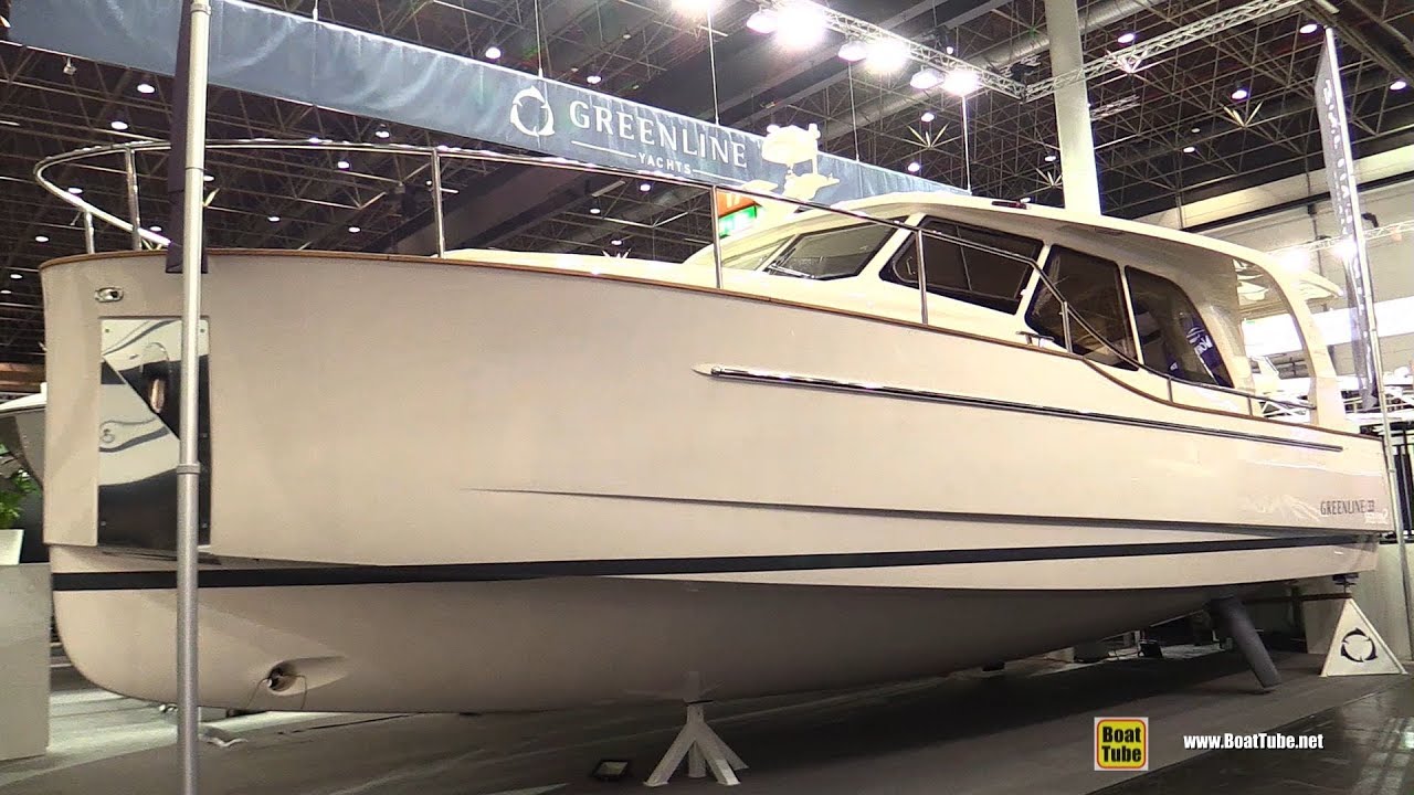 2019 Greenline 33 Hybrid Yacht - Walkaround - 2019 Boot Dusseldorf