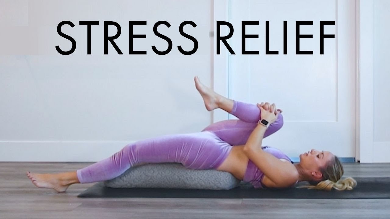 20 Min Full Body Stretch/Yoga For Stress & Anxiety Relief