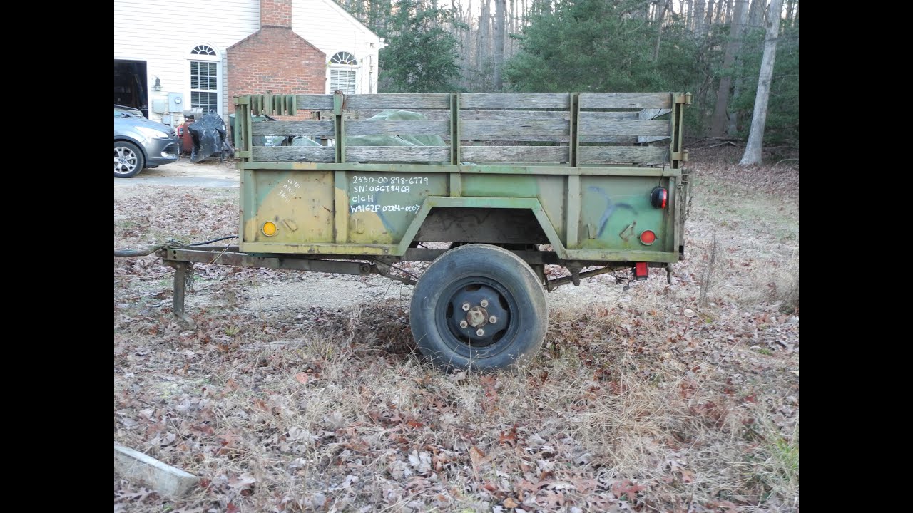 Overview of New (to me) M101A1 Trailer