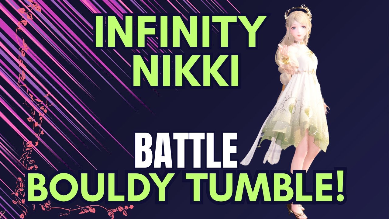 Infinity Nikki Gameplay Battle Bouldy TUMBLE and Win!