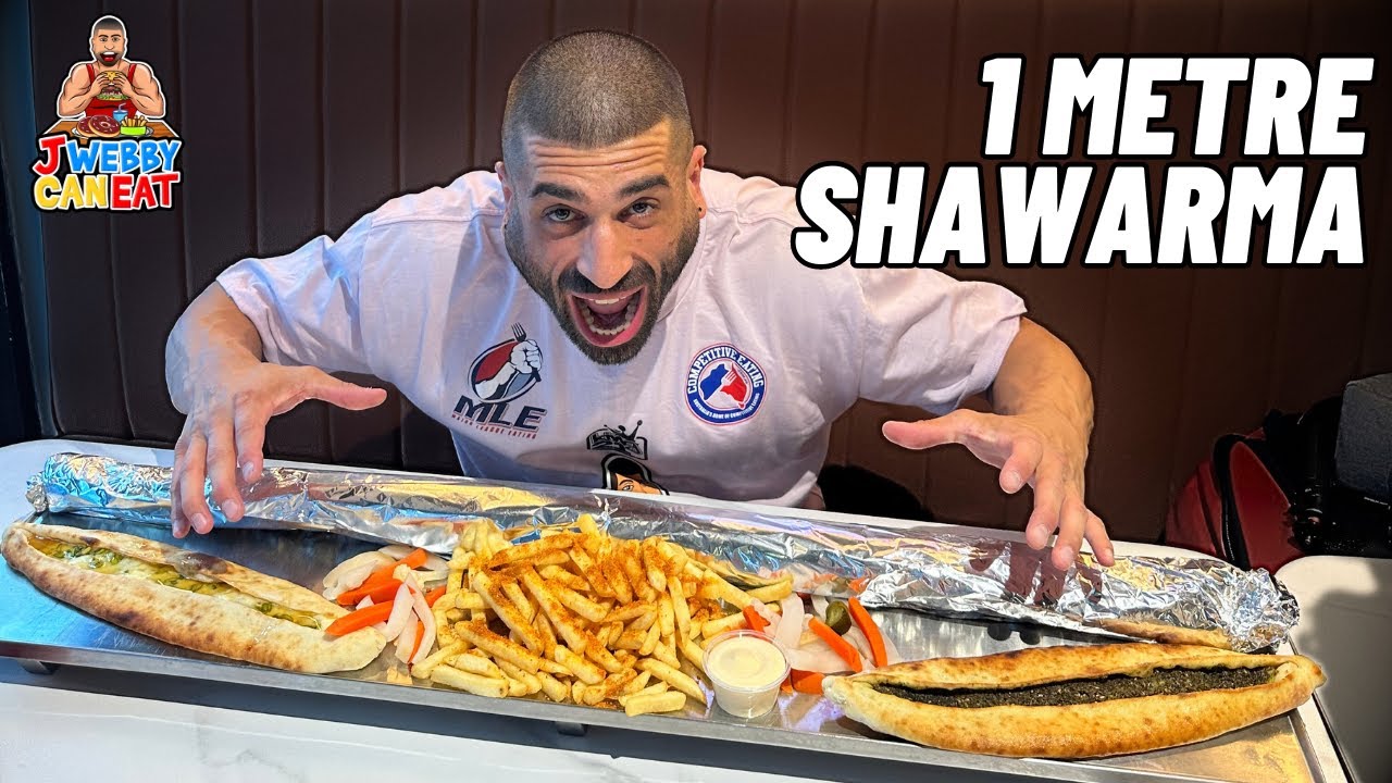 1 METRE SHAWARMA CHALLENGE - SULTAN AL ARAB - DUBAI