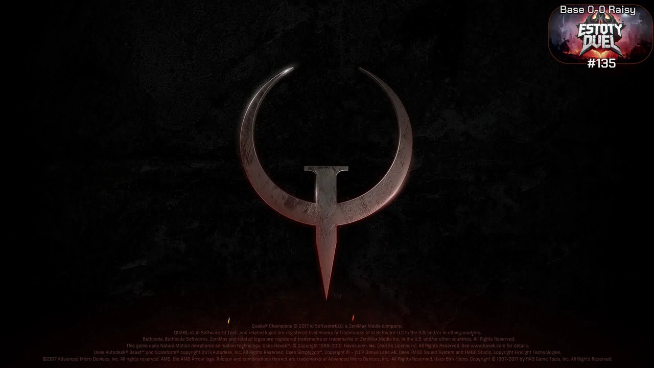 Quake Champions Grand Finals Estoty #135 Raisy Vs Base in 4K UHD