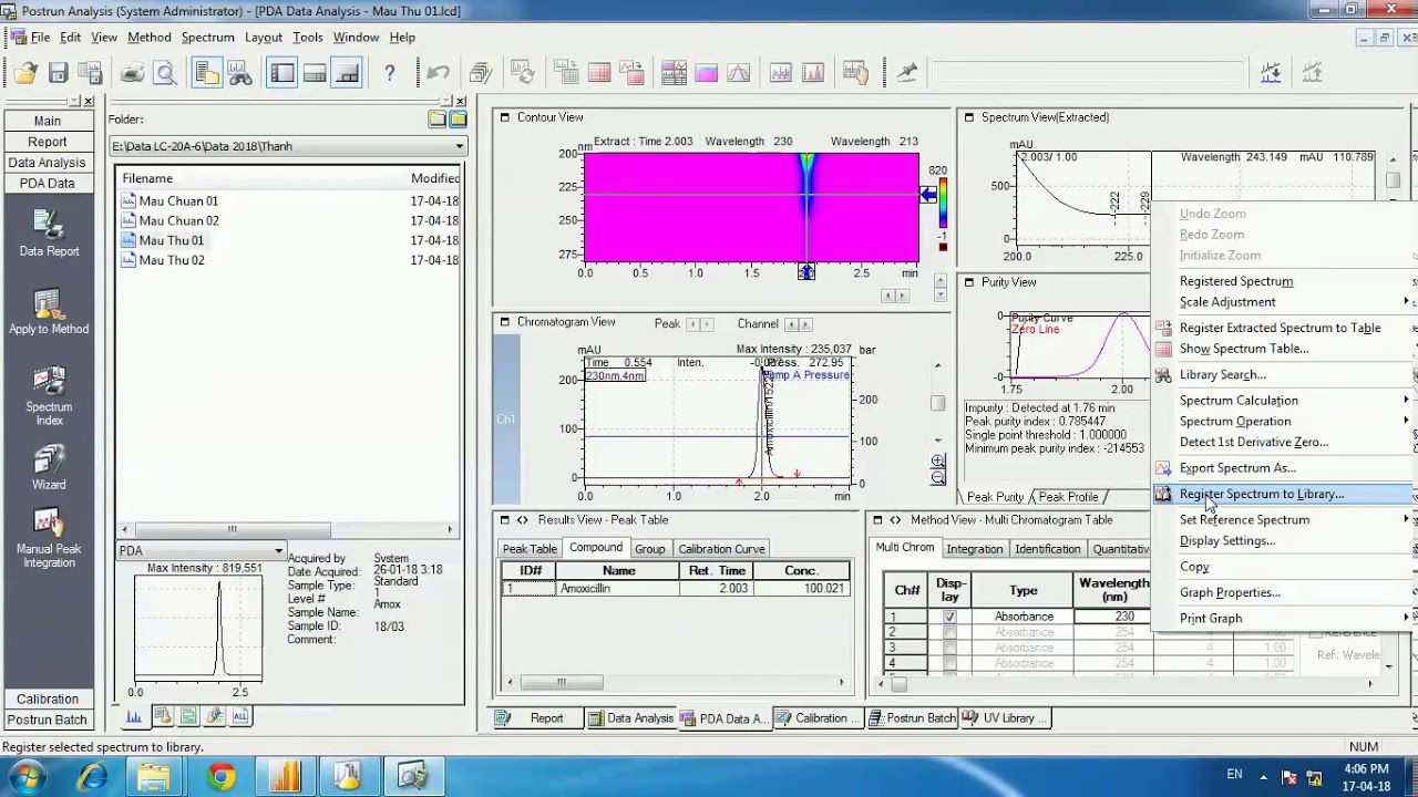 Software manuals Lab Solution, LC Solution Shimadu 20A 2030 Detector UV-Vis PDA from A to Z