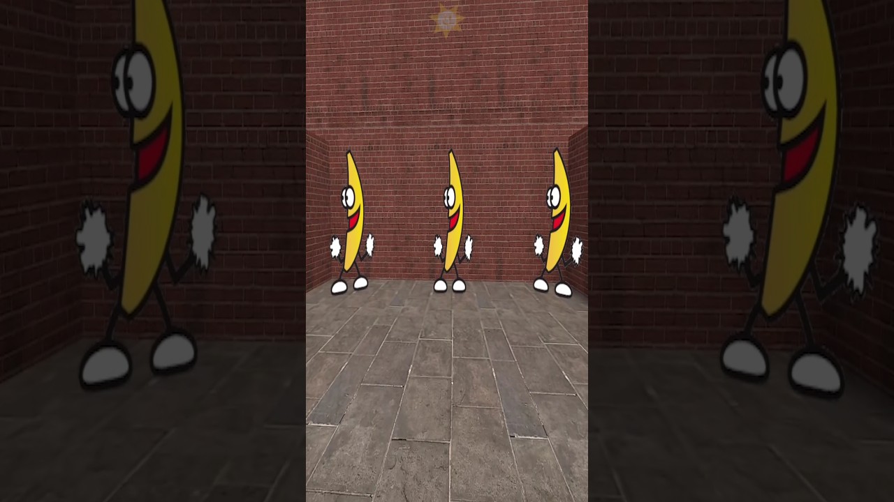 Banana Nextbot in Maze #gmod #garrysmod #banana #nextbot #chase