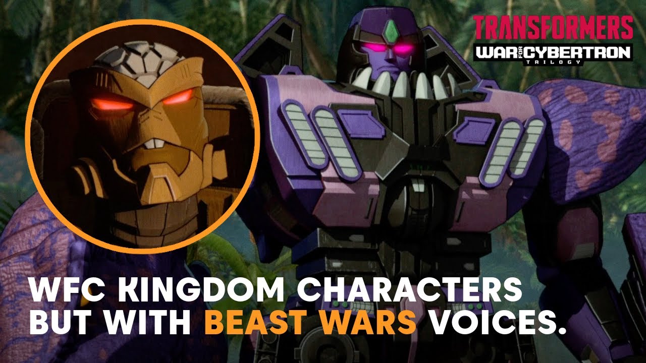 FIXED! War For Cybertron Characters But With Beast Wars Voices | Netflix's Transformers WFC Kingdom